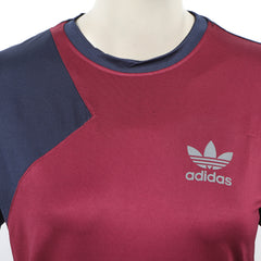 Women's Half Sleeves T-Shirt - Maroon