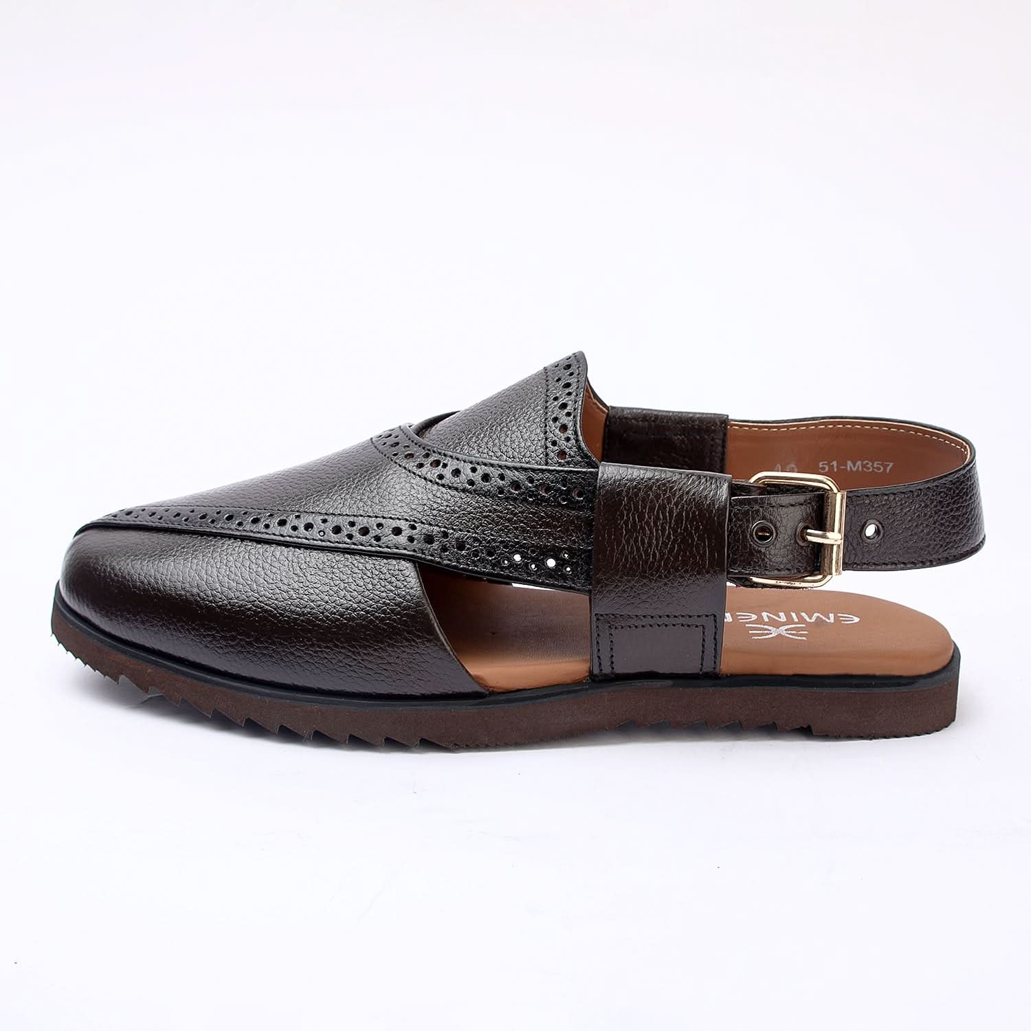 Men's Peshawari Sandal - Brown, Men's Sandals, Chase Value, Chase Value