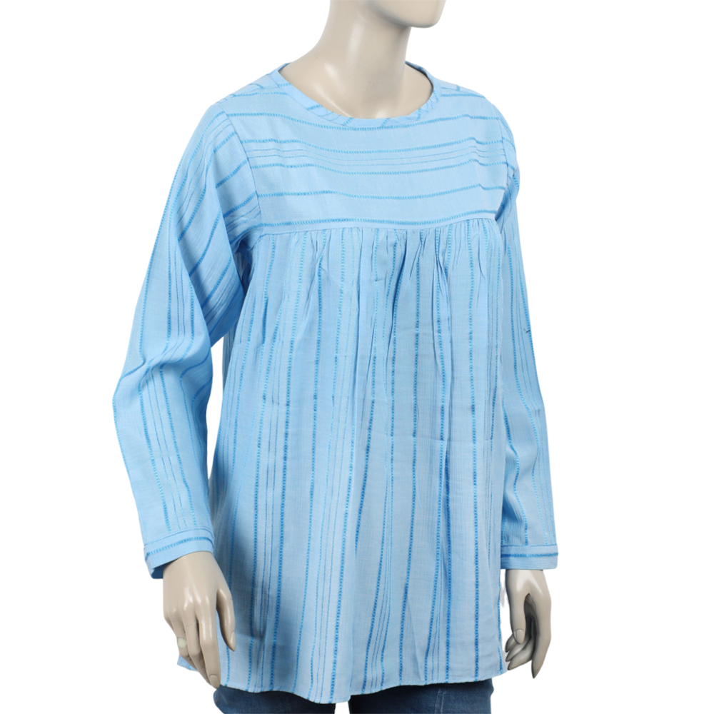 Women's Western Top - Blue, Women T-Shirts & Tops, Chase Value, Chase Value