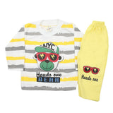 Newborn Boys Full Sleeves Suit - Yellow, Newborn Boys Sets & Suits, Chase Value, Chase Value