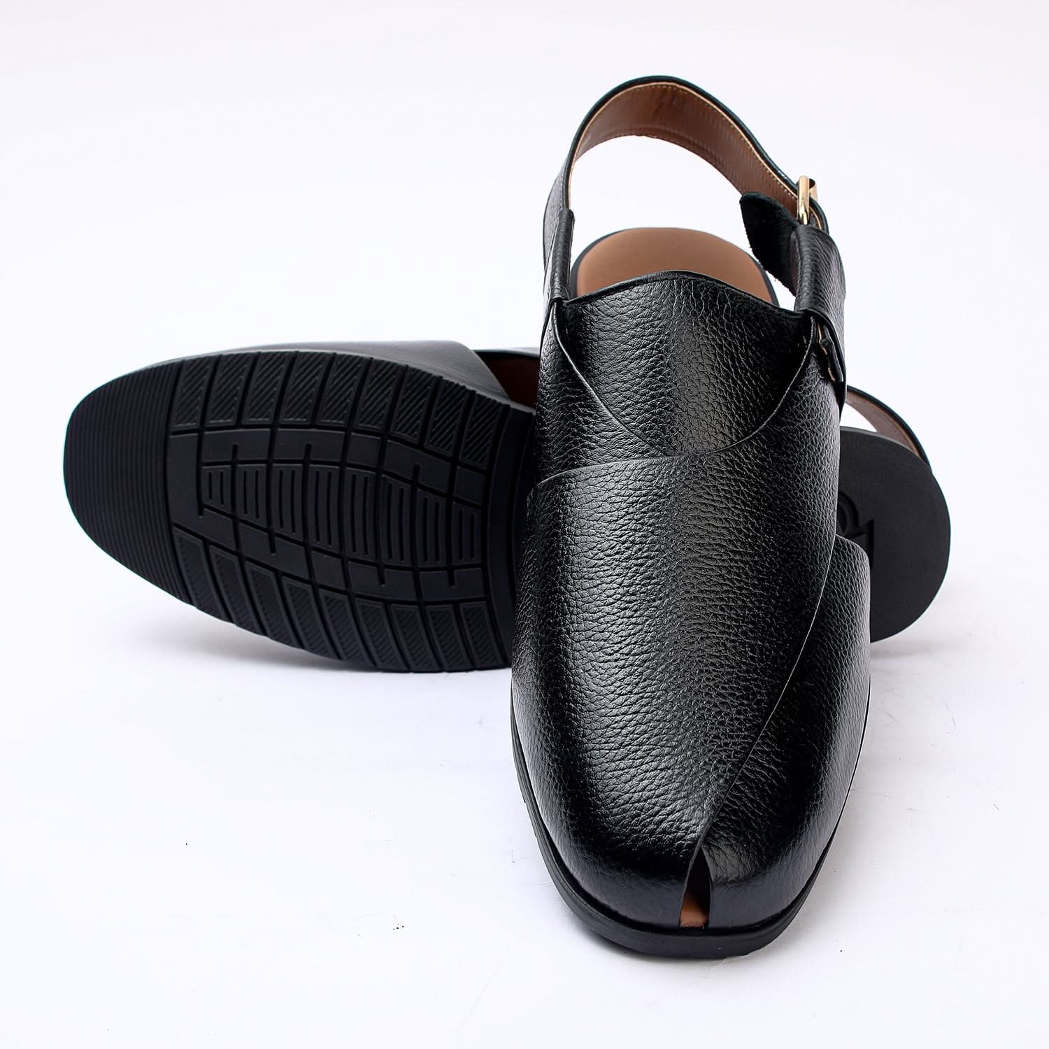 Men's Peshawari Sandal - Black, Men's Sandals, Chase Value, Chase Value