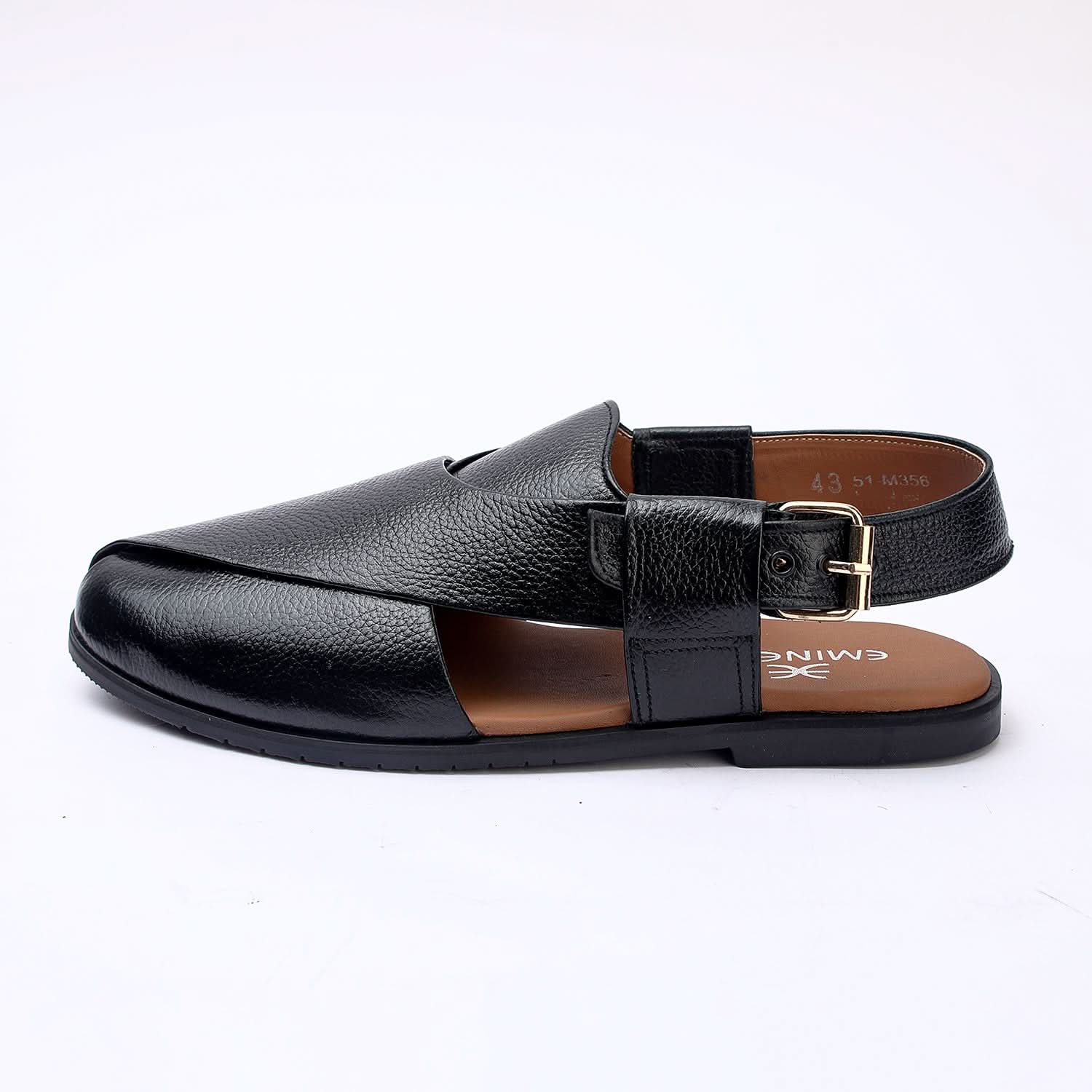 Men's Peshawari Sandal - Black, Men's Sandals, Chase Value, Chase Value