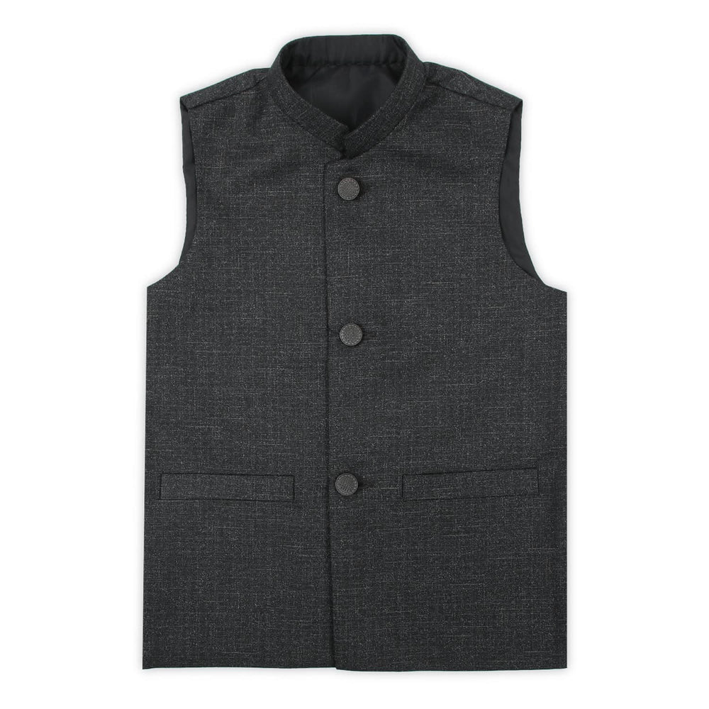 Boys Plain Waist Coat - Grey, Boys Waistcoats, Chase Value, Chase Value