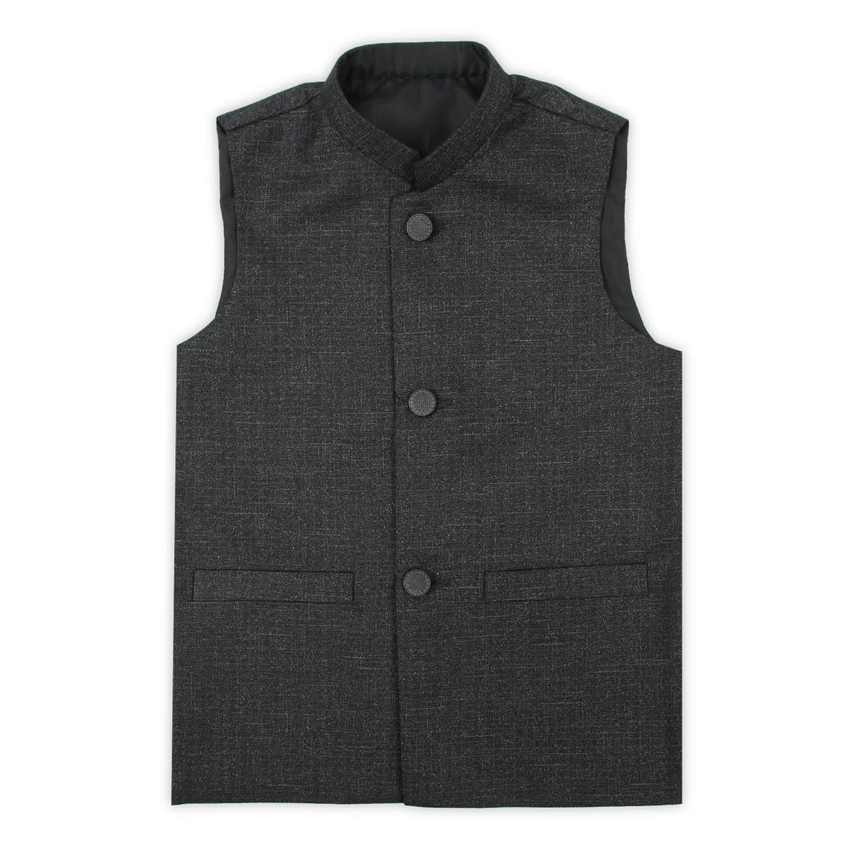Boys Plain Waist Coat - Grey, Boys Waistcoats, Chase Value, Chase Value
