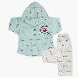 Newborn Girls Full Sleeves Suit - Cyan, Newborn Girls Winterwear, Chase Value, Chase Value
