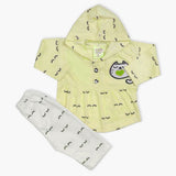 Newborn Girls Full Sleeves Suit - Lemon, Newborn Girls Winterwear, Chase Value, Chase Value