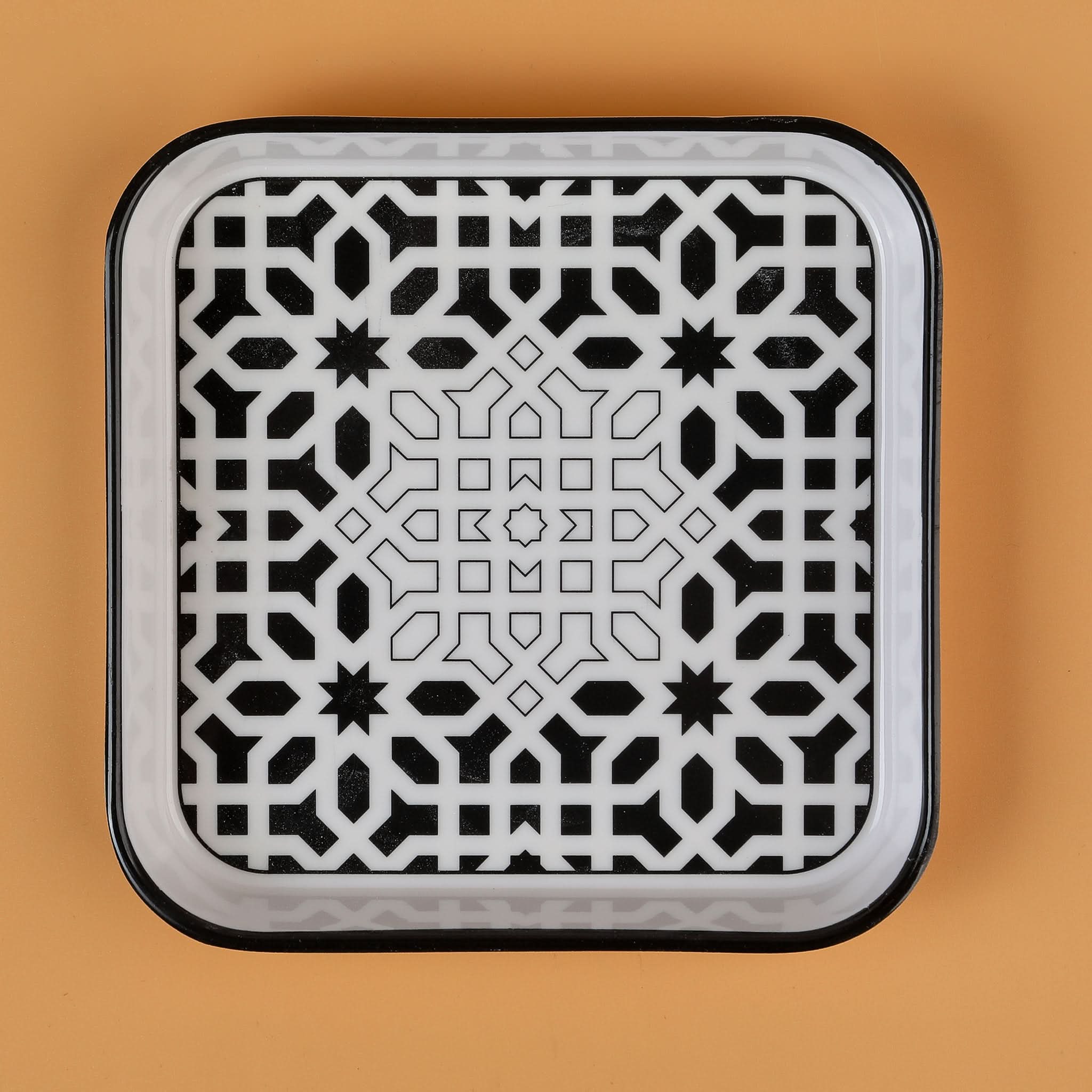 Royal Square Shape Melamine Serving Tray, Tray, Chase Value, Chase Value
