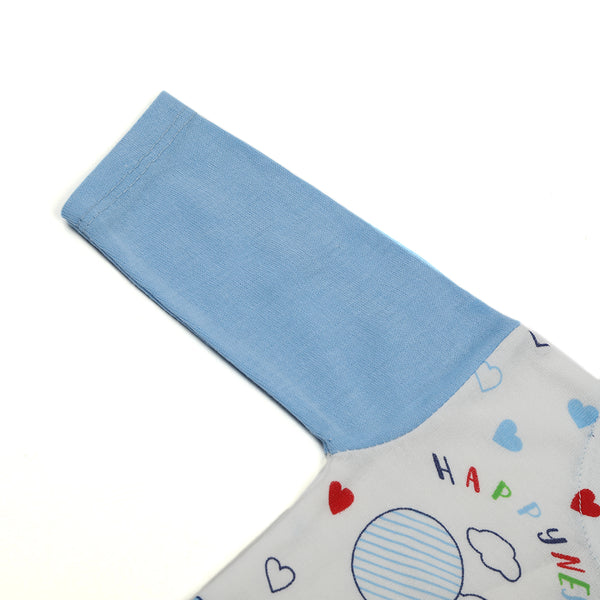 Newborn Boys Full Sleeves Suit - Blue