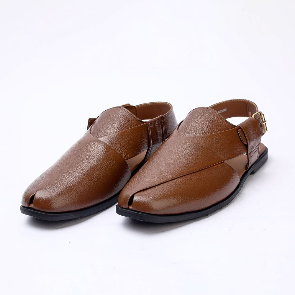 Men's Peshawari Sandal - Mustard, Men's Sandals, Chase Value, Chase Value