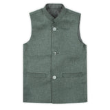 Boys Plain Waist Coat - Green, Boys Waistcoats, Chase Value, Chase Value