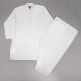Boys Plain Shalwar Suit - White, Boys Shalwar Kameez, Chase Value, Chase Value