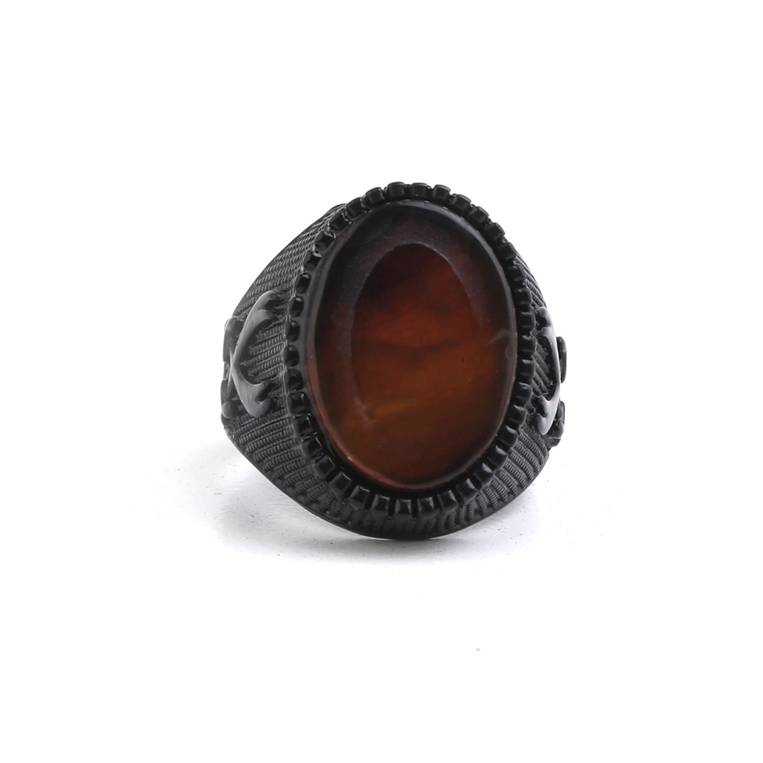 Men's' Durable Finger Ring for Daily Wear - Black, Men's Jewellery, Chase Value, Chase Value