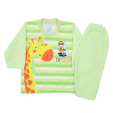 Newborn Boys Full Sleeves Suit - Green, Newborn Boys Sets & Suits, Chase Value, Chase Value