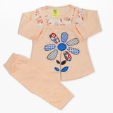 Newborn Girls Full Sleeves Suit - Peach, Newborn Girls Winterwear, Chase Value, Chase Value