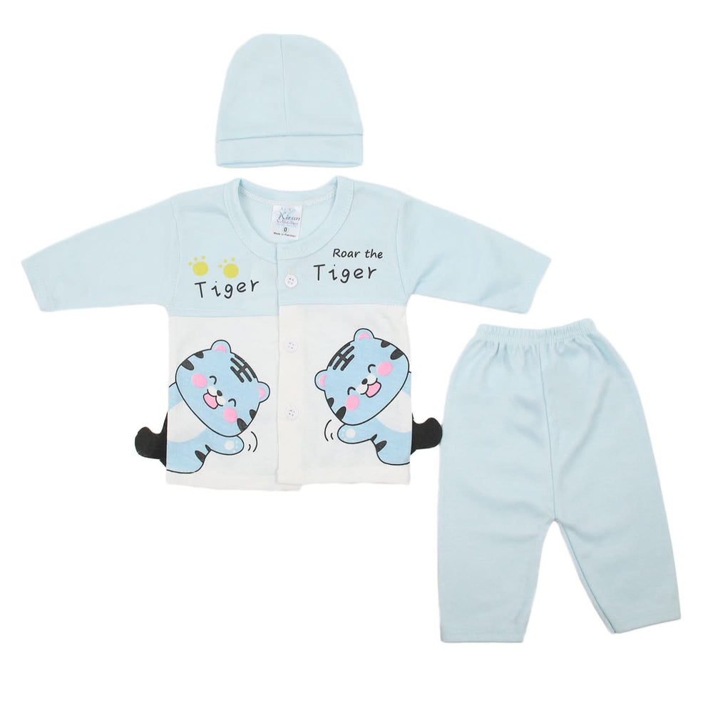 Newborn Boys Full Sleeves Suit - Blue, Newborn Boys Sets & Suits, Chase Value, Chase Value