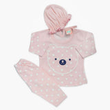 Newborn Girls Full Sleeves Suit - Light Pink, Newborn Girls Winterwear, Chase Value, Chase Value