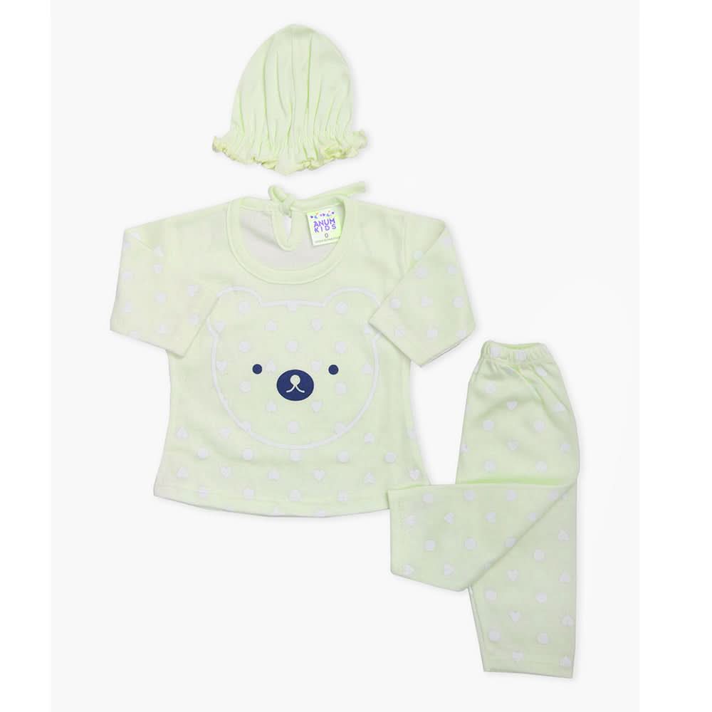Newborn Girls Full Sleeves Suit - Lemon, Newborn Girls Winterwear, Chase Value, Chase Value