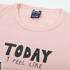 Boys Sando T-Shirt - Light Pink