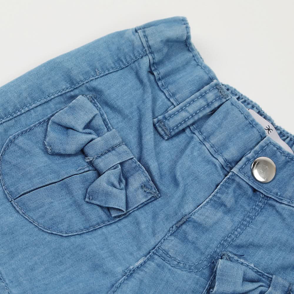 Eminent Newborn Girls Denim Short - Light Blue, Newborn Girls Shorts Skirts & Pants, Eminent, Chase Value