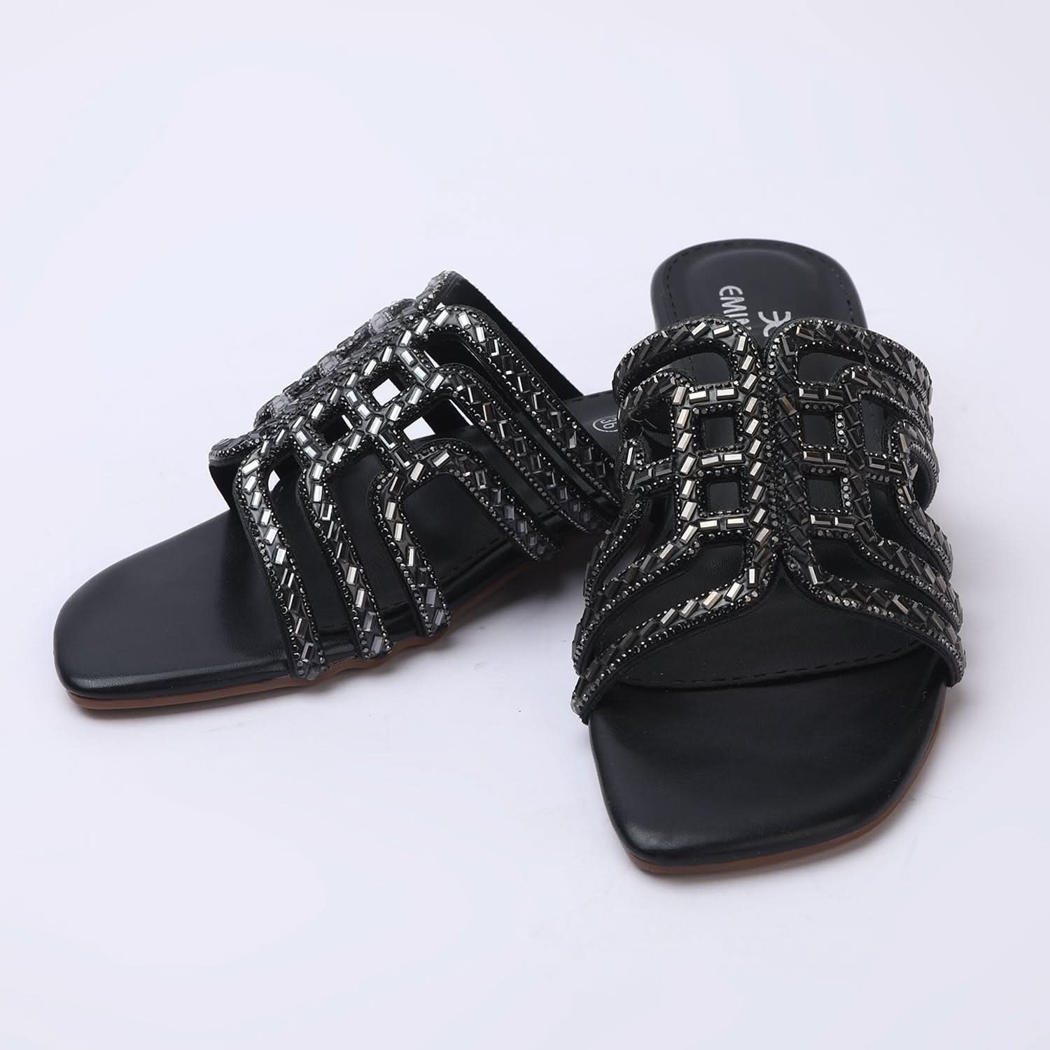 Eminent Women's Fancy Slipper - Black, Women Slippers, Chase Value, Chase Value