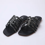 Eminent Women's Fancy Slipper - Black, Women Slippers, Chase Value, Chase Value