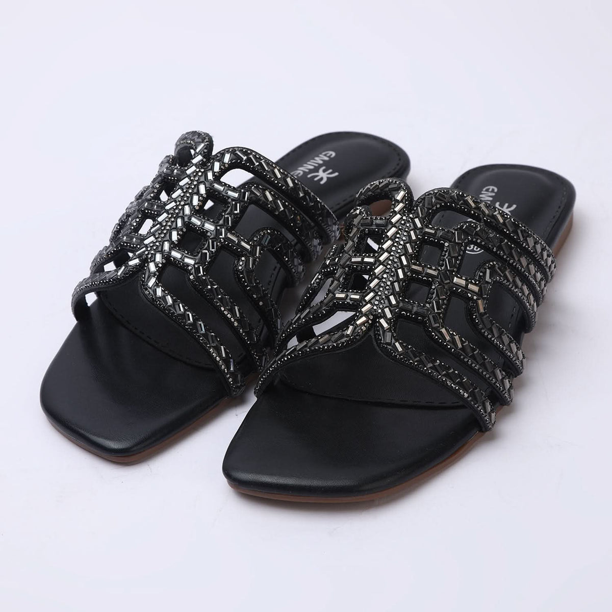 Eminent Women's Fancy Slipper - Black, Women Slippers, Chase Value, Chase Value