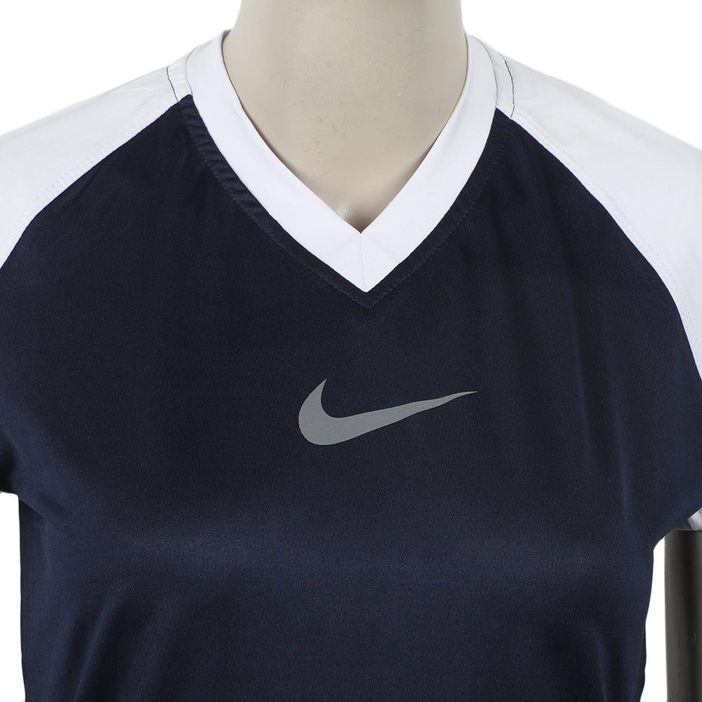 Women's Half Sleeves T-Shirt - Navy Blue, Women T-Shirts & Tops, Chase Value, Chase Value
