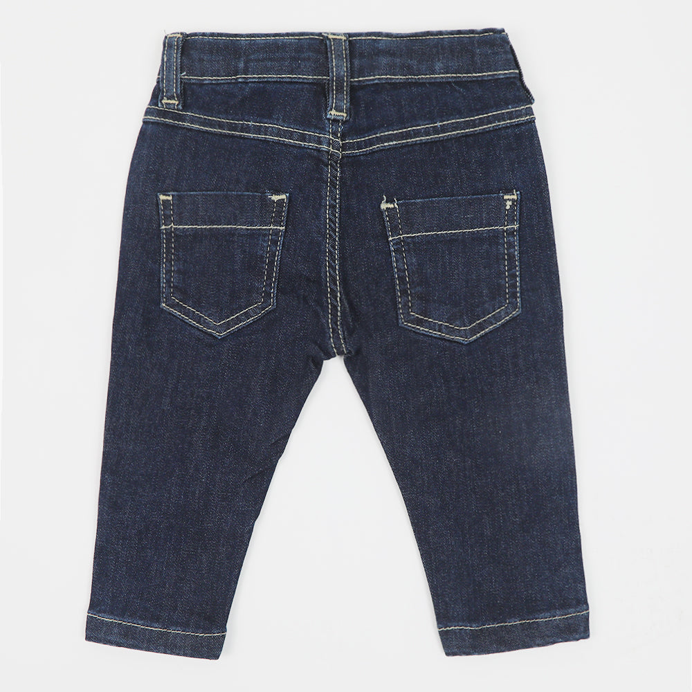 Eminent Newborn Boys Denim Pant - Dark Blue, Newborn Boys Shorts & Pants, Eminent, Chase Value