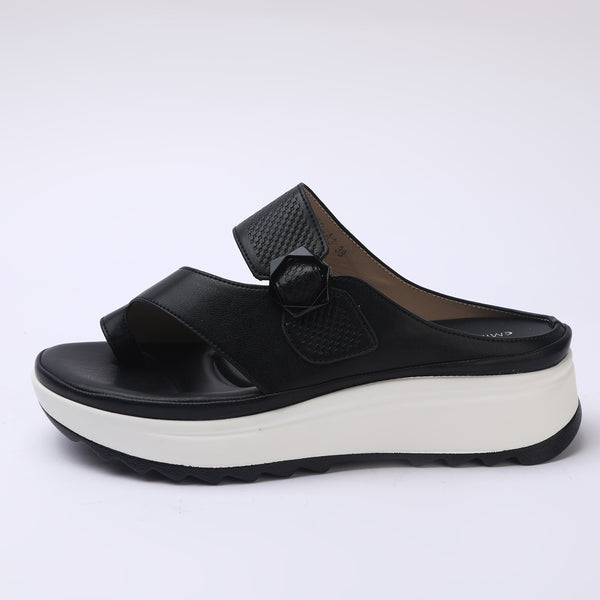 Eminent Women's Softy Slipper - Black