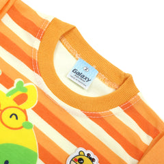 Newborn Boys Full Sleeves Suit - Orange