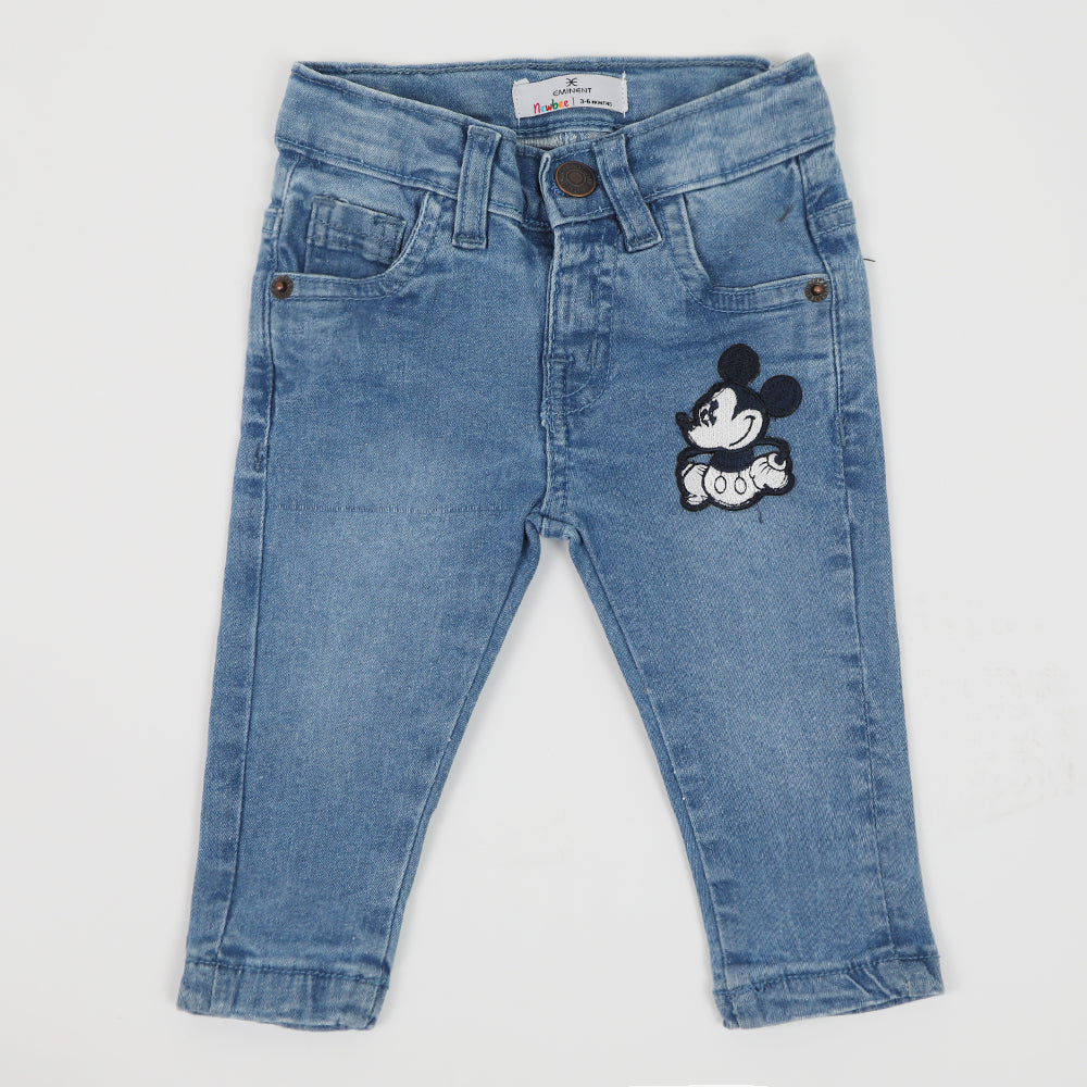 Eminent Newborn Boys Denim Pant - Ice Blue, Newborn Boys Shorts & Pants, Eminent, Chase Value