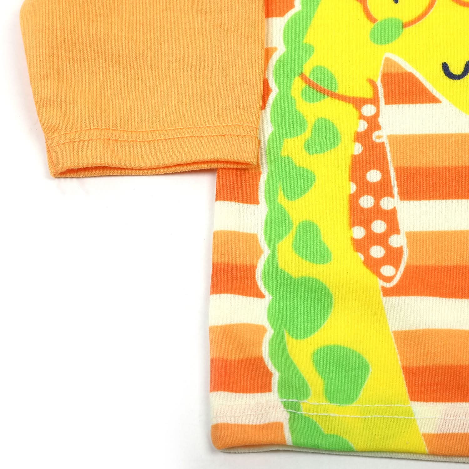Newborn Boys Full Sleeves Suit - Orange, Newborn Boys Sets & Suits, Chase Value, Chase Value