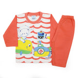 Newborn Boys Full Sleeves Suit - Orange, Newborn Boys Sets & Suits, Chase Value, Chase Value
