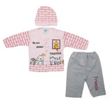 Newborn Boys Full Sleeves Suit - Pink, Newborn Boys Sets & Suits, Chase Value, Chase Value