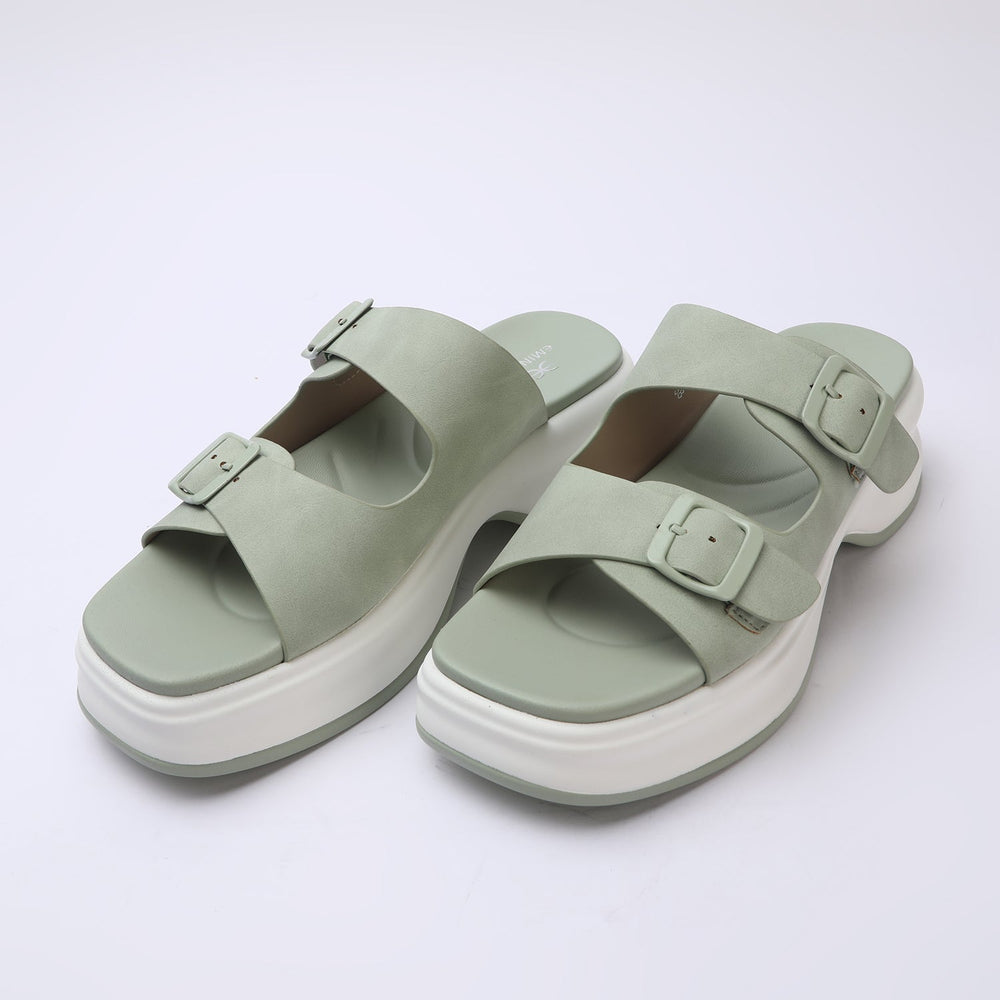 Eminent Women's Softy Slipper - Green, Women Slippers, Chase Value, Chase Value