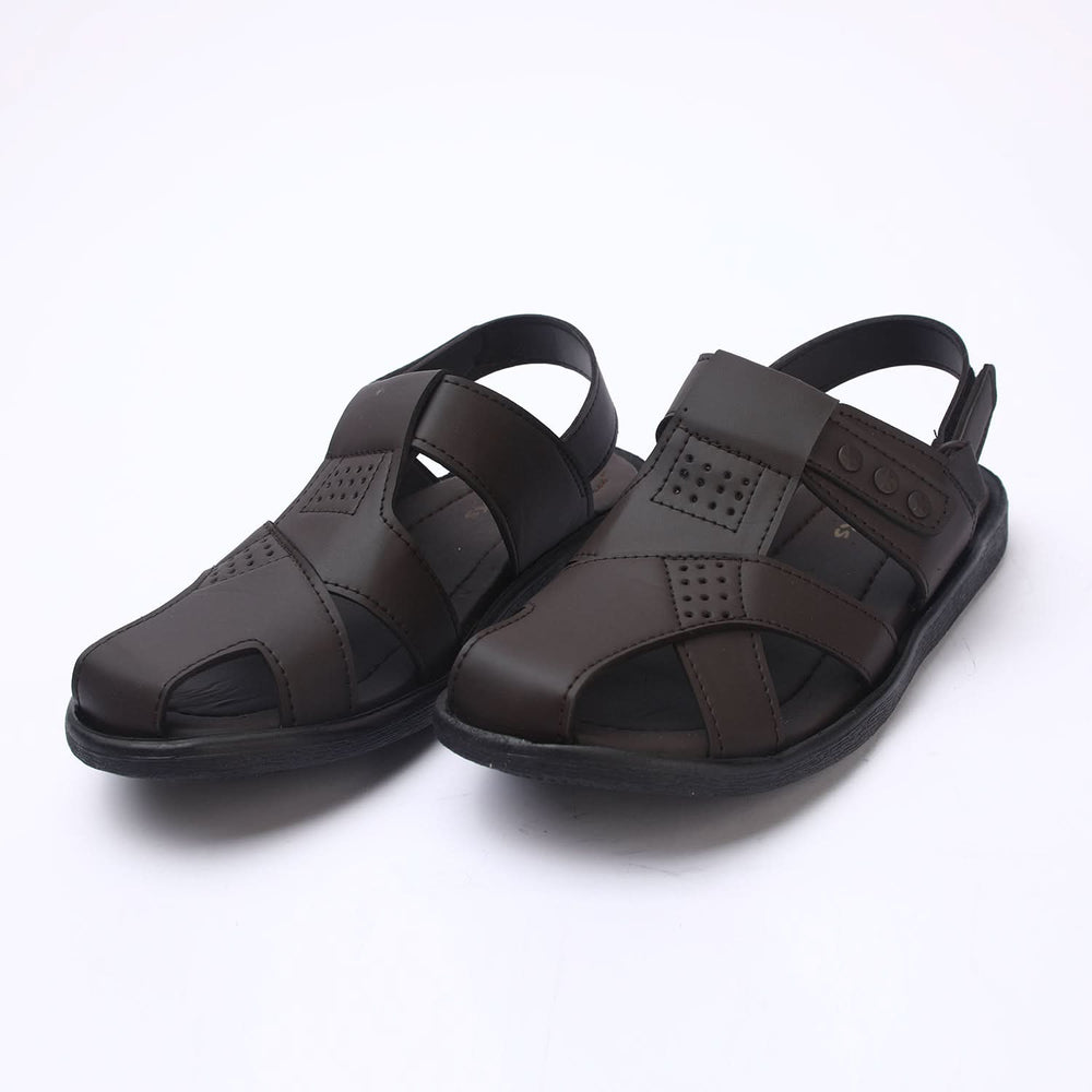 Men's Roman Sandal - Brown, Men's Sandals, Chase Value, Chase Value