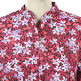 Women's Linen Printed Top - Maroon, Women T-Shirts & Tops, Chase Value, Chase Value