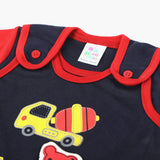 Newborn Boys Half Sleeves Suit - Navy Blue, Newborn Boys Sets & Suits, Chase Value, Chase Value