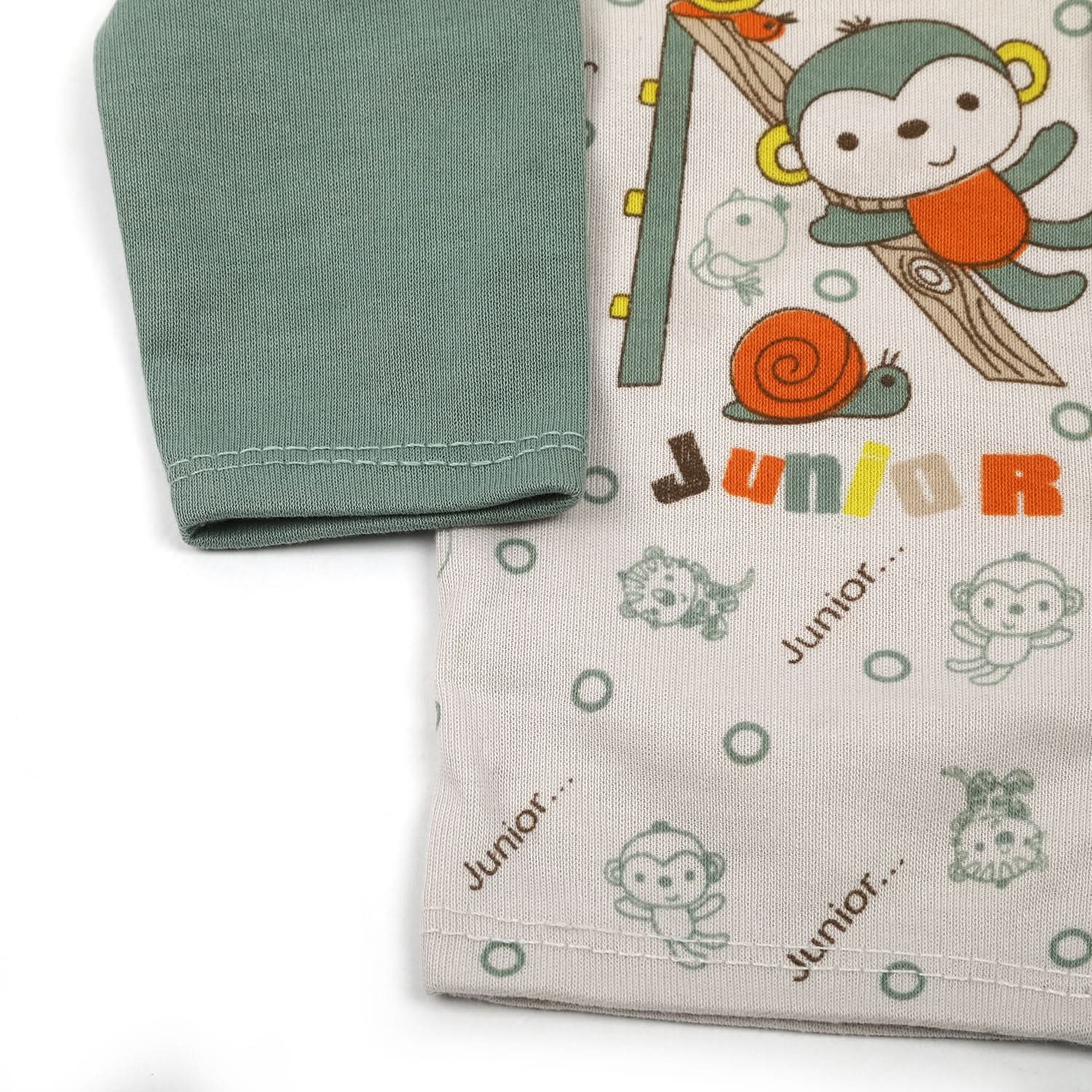 Newborn Boys Full Sleeves Suit - Olive, Newborn Boys Sets & Suits, Chase Value, Chase Value