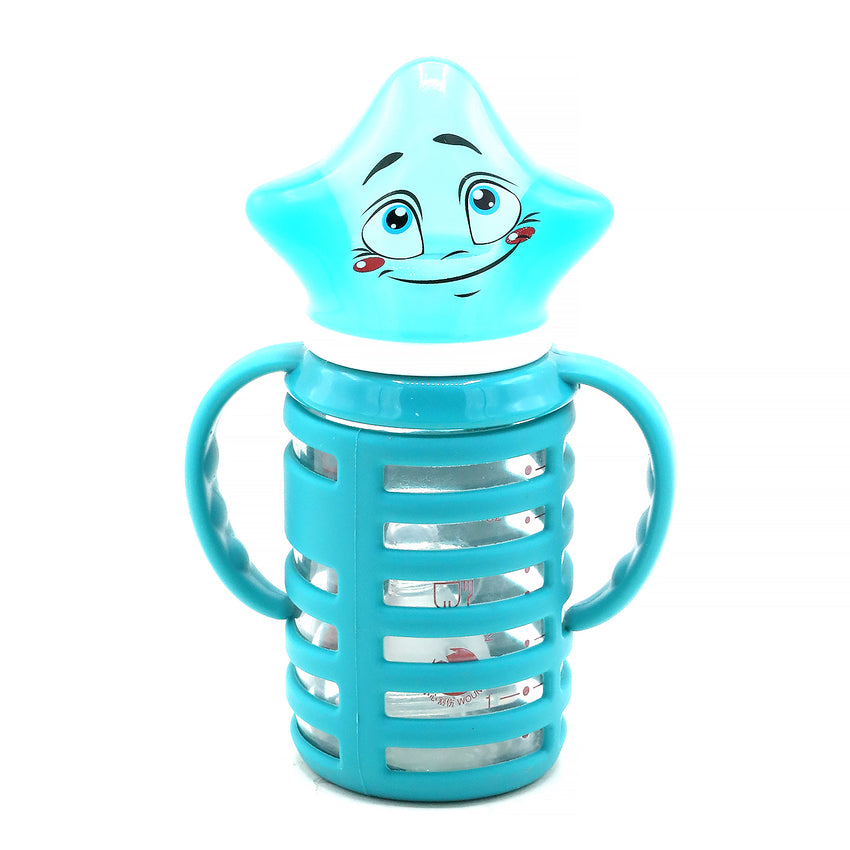 Yes Glass Bottle 120ml - Cyan