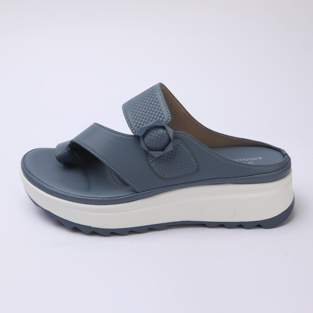 Eminent Women's Softy Slipper - Blue, Women Slippers, Chase Value, Chase Value