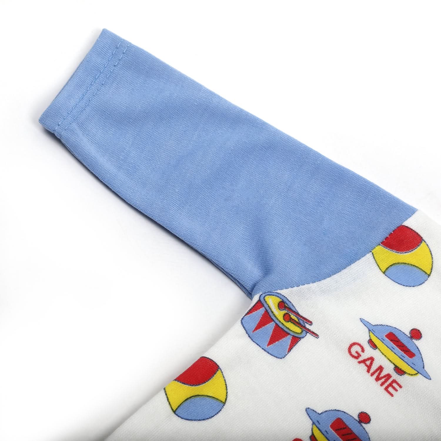 Newborn Boys Full Sleeves Suit - Light Blue, Newborn Boys Sets & Suits, Chase Value, Chase Value