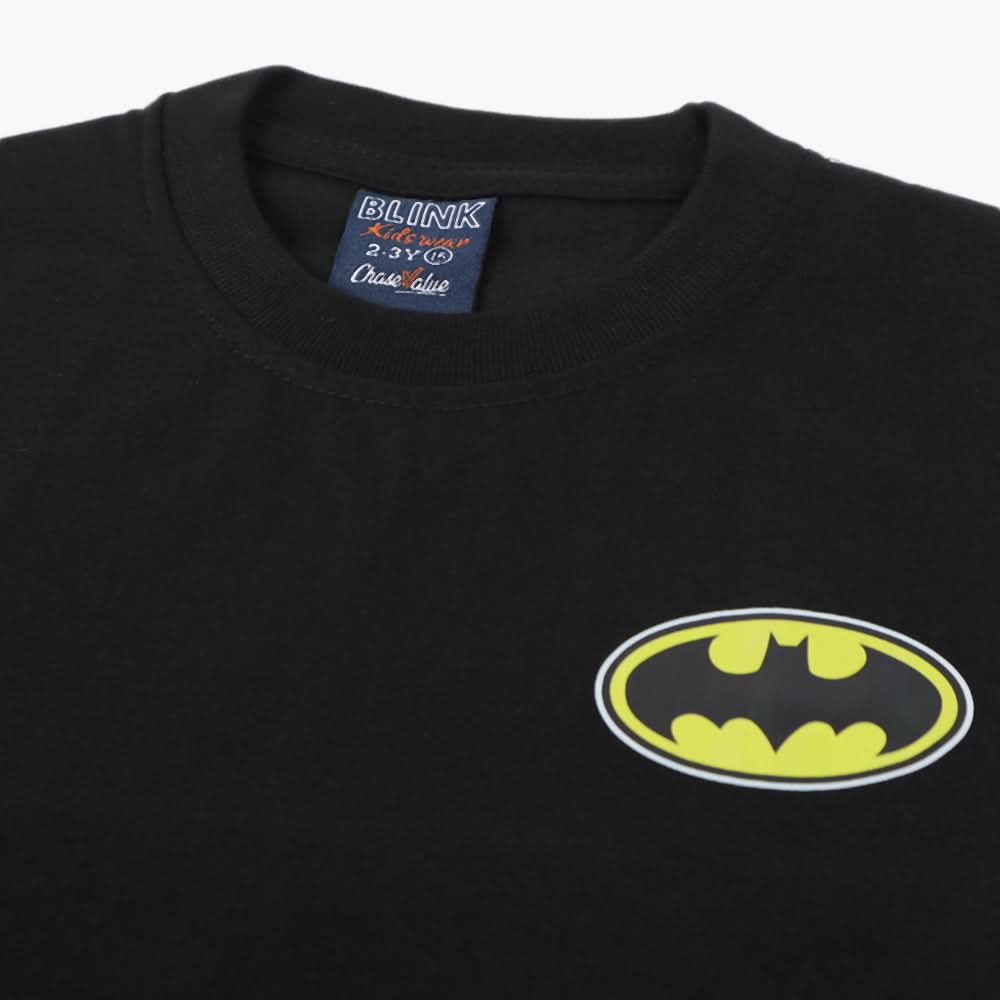 Boys Half Sleeves T-Shirt - Black, Boys T-Shirts, Chase Value, Chase Value