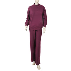 Eminent Women's Co-Ord Set - Maroon