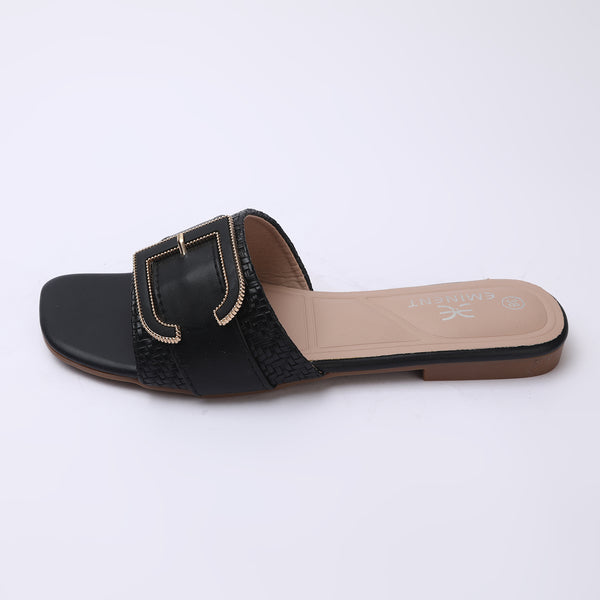 Eminent Women's Slipper - Black
