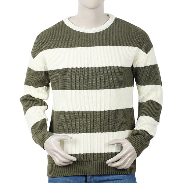 Eminent Men's Full Sleeve Sweaters - Olive