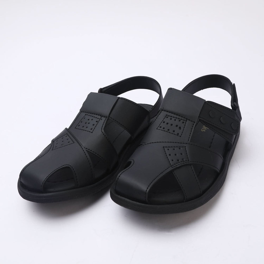 Men's Roman Sandal - Black, Men's Sandals, Chase Value, Chase Value