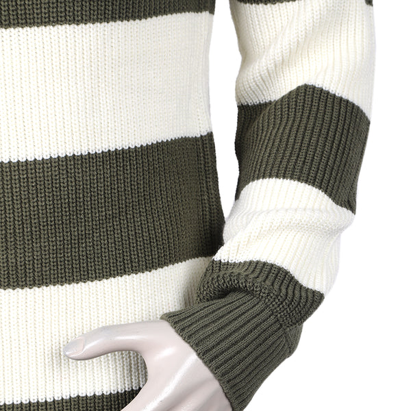 Eminent Men's Full Sleeve Sweaters - Olive