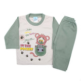 Newborn Boys Full Sleeves Suit - Olive, Newborn Boys Sets & Suits, Chase Value, Chase Value