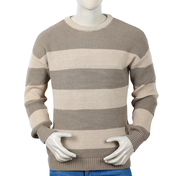 Eminent Men's Full Sleeve Sweaters - Beige